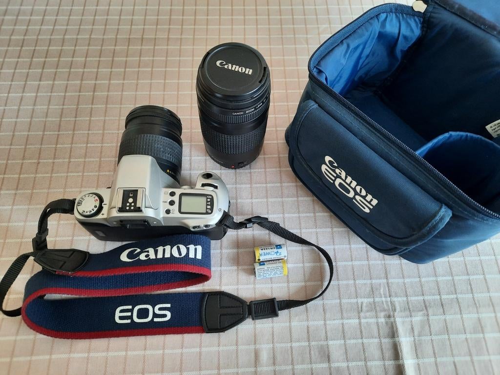 Canon camera EOS 500N incl. 2 lenzen, Ophalen, Gebruikt, Spiegelreflex, Canon