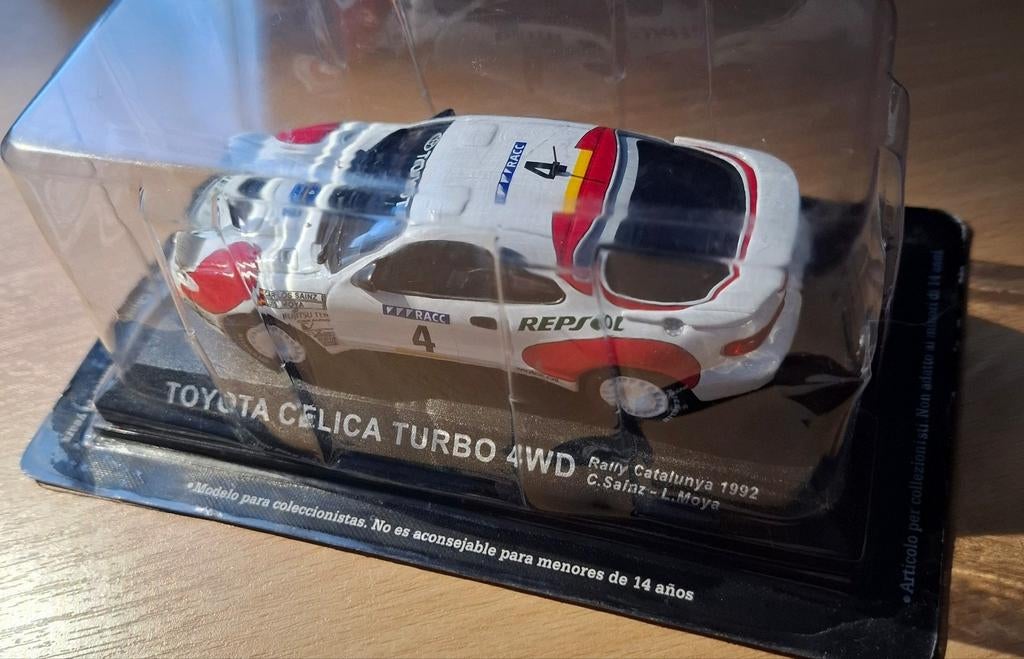 Toyota celica Turbo 4WD, Hobby en Vrije tijd, Modelauto's | 1:43, Ophalen of Verzenden