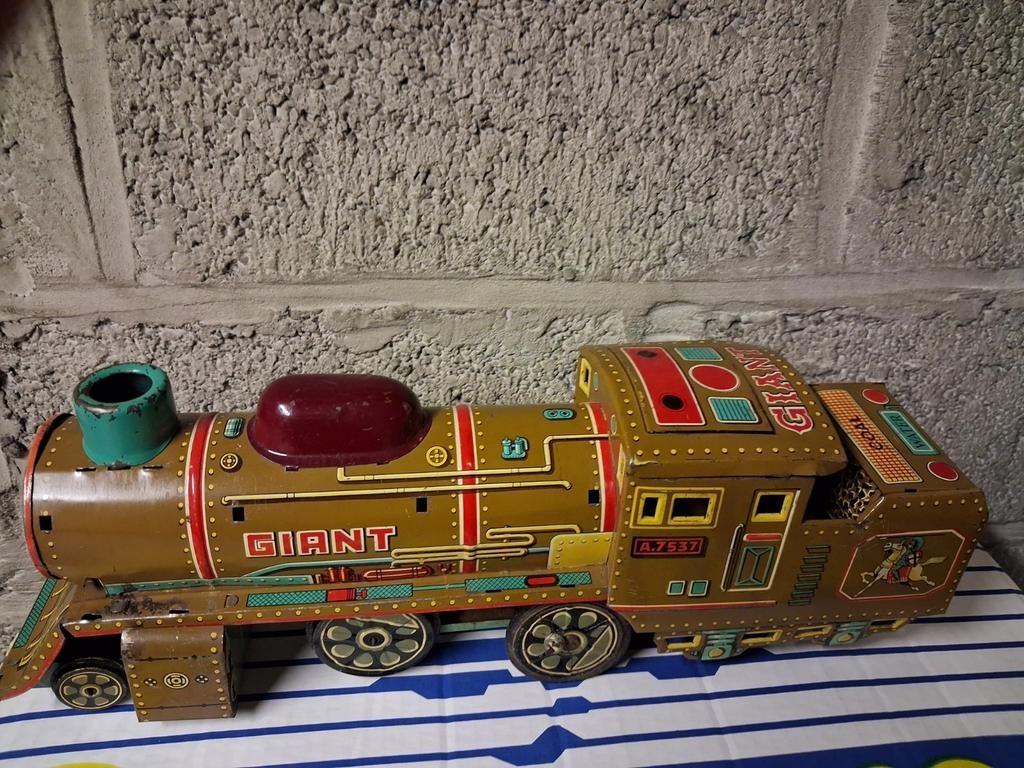 Train en étain., Enlèvement, Comme neuf