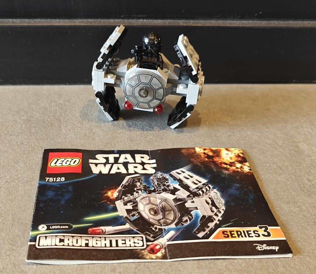 Lego 75128 Star Wars Tie Advanced Prototype, Ophalen, Zo goed als nieuw, Complete set, Lego