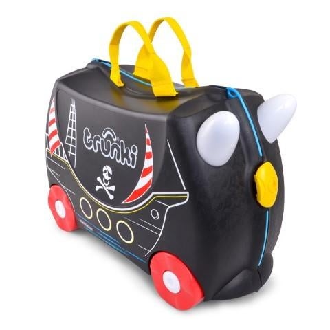 Trunki kinderkoffer Pedro piraat, Wieltjes, Hard kunststof, Nieuw, Minder dan 50 cm