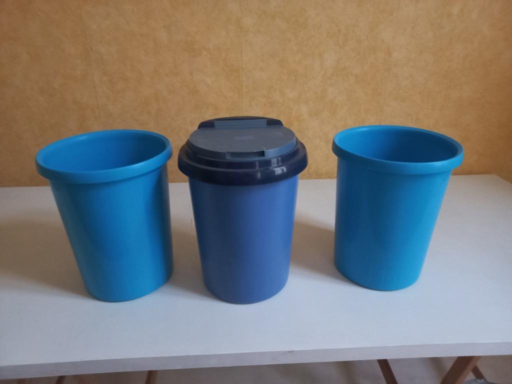 poubelle en plastique hauteur 35 cm, Maison & Meubles, Enlèvement, Utilisé, Synthétique
