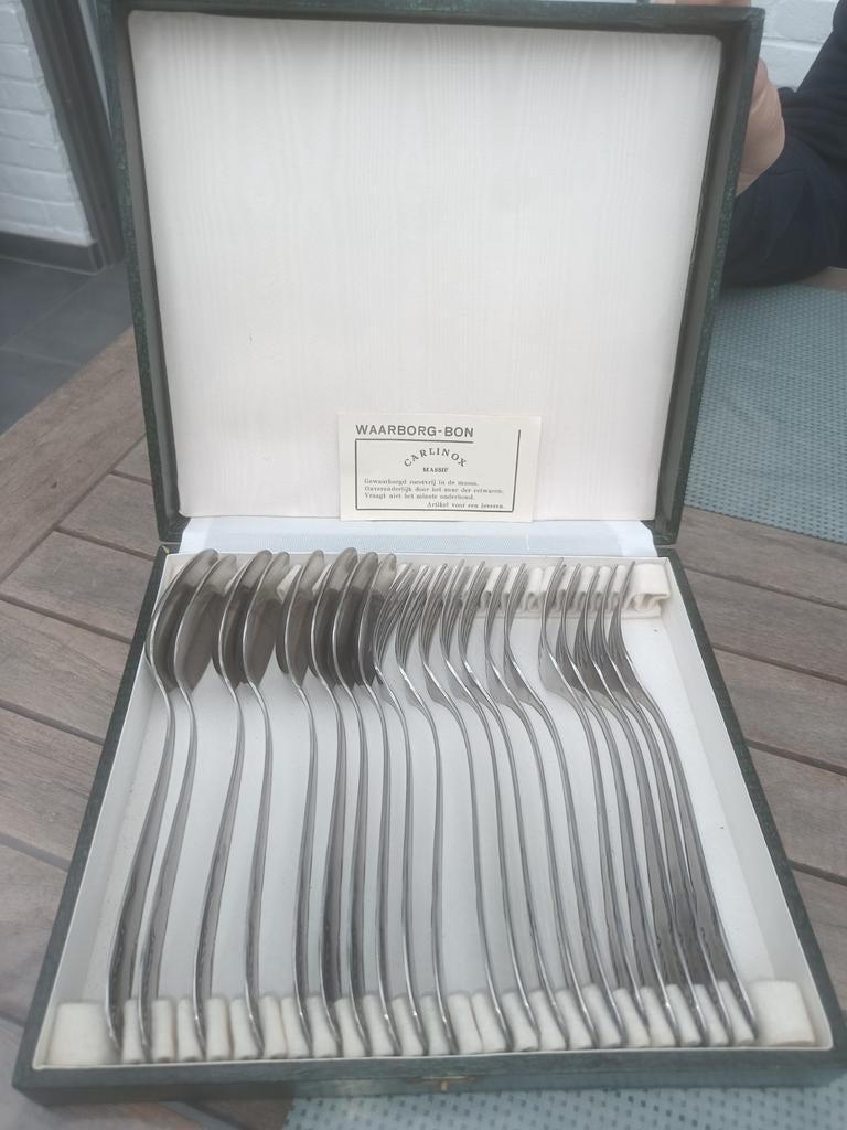 Bestekdoos met lepels en vorken, Ophalen of Verzenden