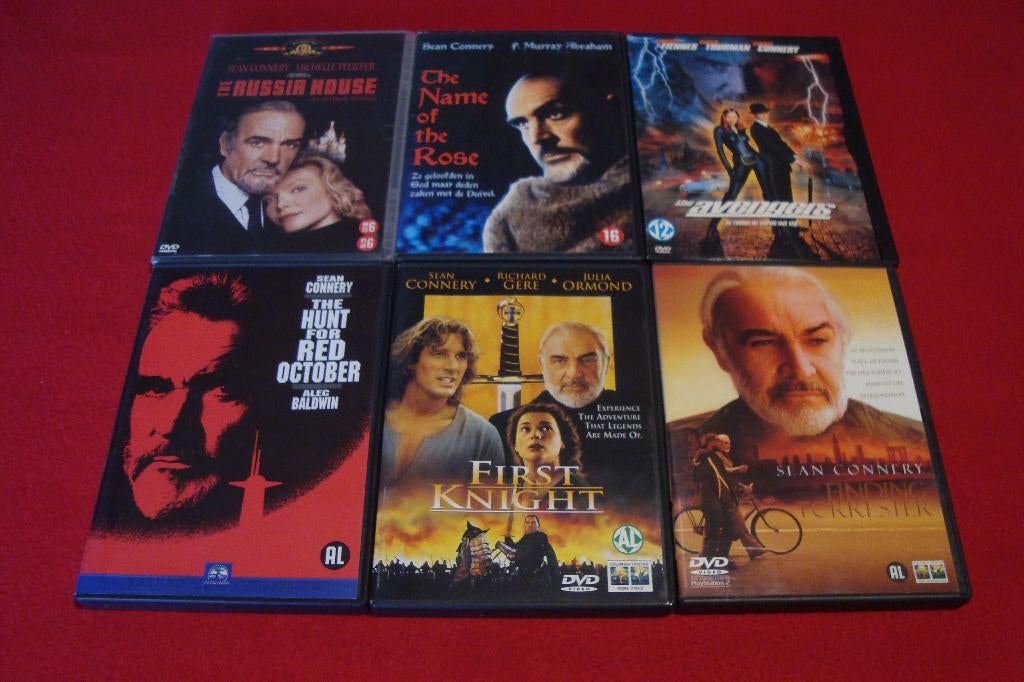 10 dvd's met sean connery, Cd's en Dvd's, Ophalen of Verzenden