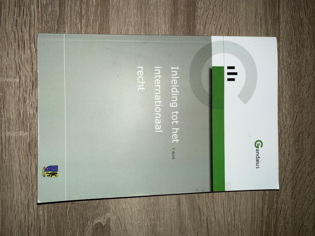 Inleiding tot het internationaal recht, Ophalen, T. Ruys, Hoger Onderwijs, Nieuw