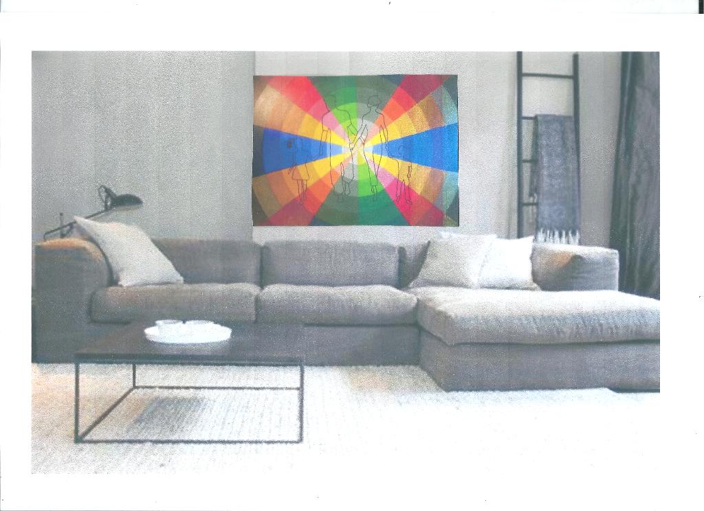 olieverfschilderij  modern, Antiquités & Art, Enlèvement