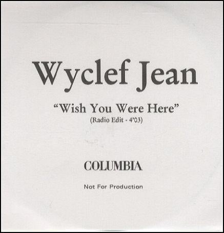 WYCLEF JEAN - WISH YOU WERE HERE - CD PROMO (PINK FLOYD), 1 single, Envoi, Neuf, dans son emballage, Hip-hop et Rap