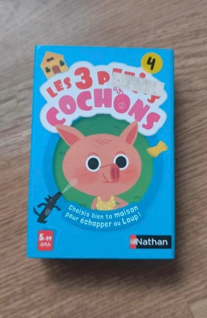 Jeu société Nathan les 3 petits cochons enfant famille, Hobby & Loisirs créatifs