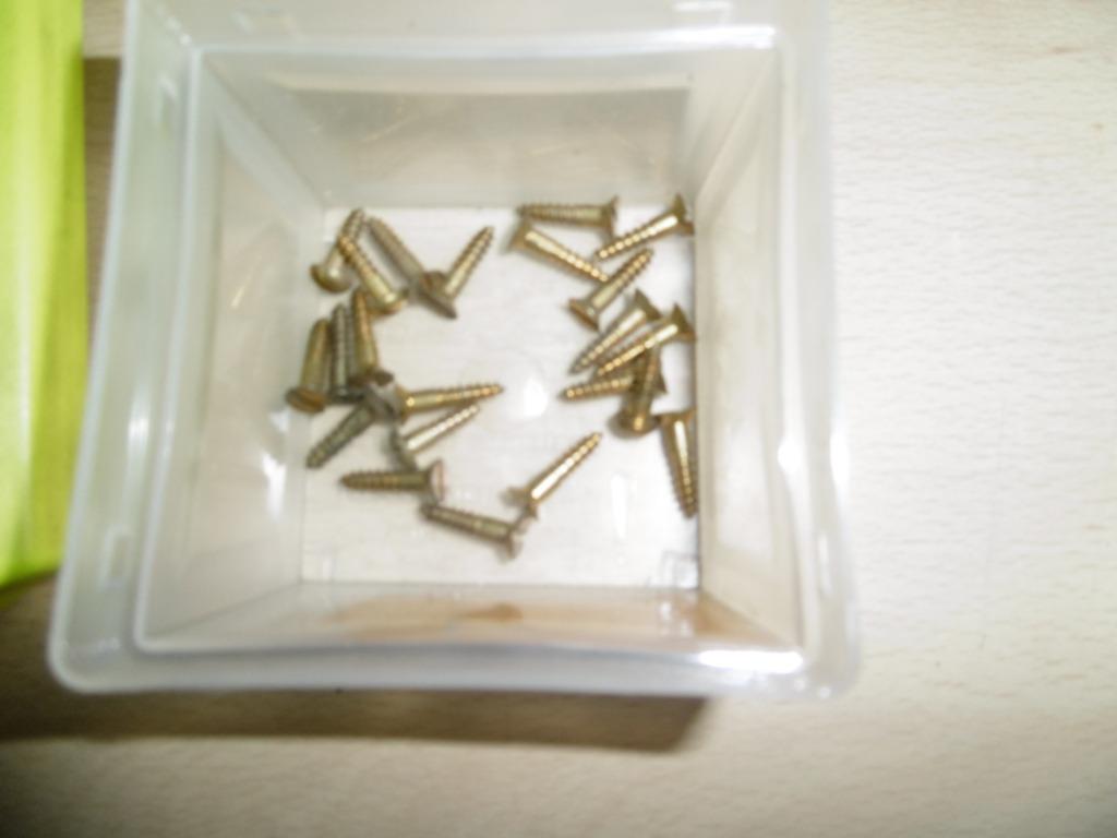 vis en cuivre massif, longueur 15 mm, Enlèvement ou Envoi, Cuivre