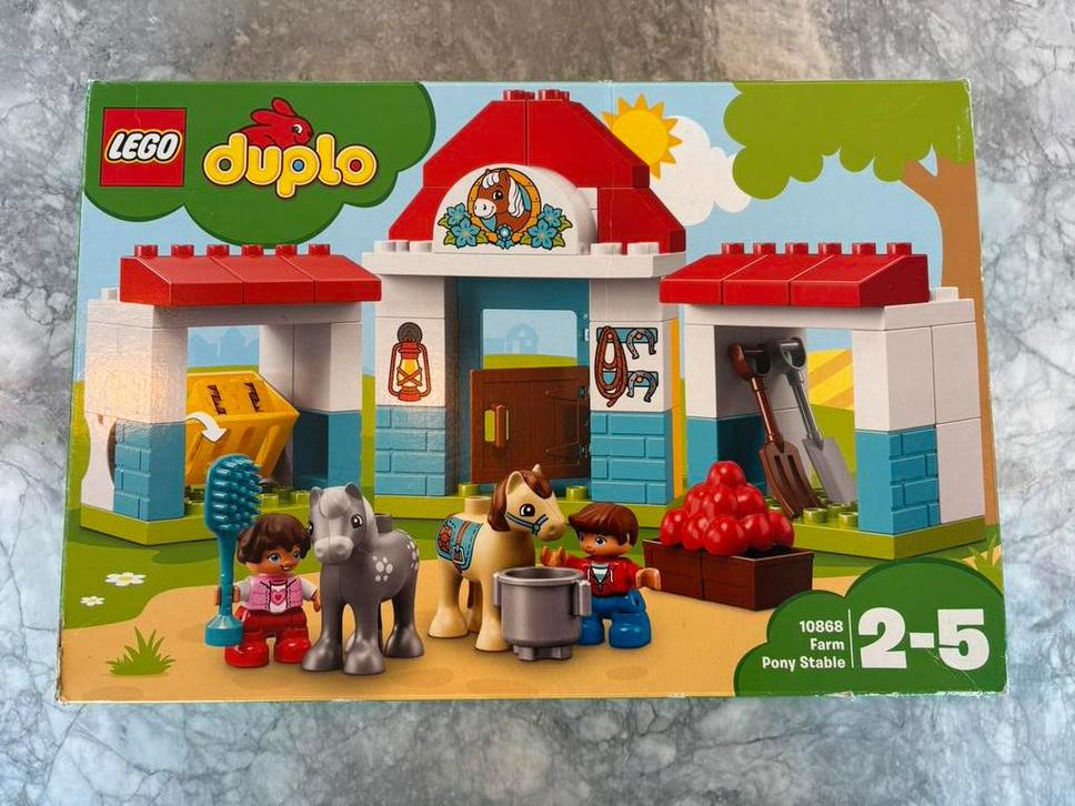 Lego Duplo Ponystal 10868, Kinderen en Baby's, Speelgoed | Duplo en Lego, Zo goed als nieuw, Duplo, Complete set, Ophalen of Verzenden