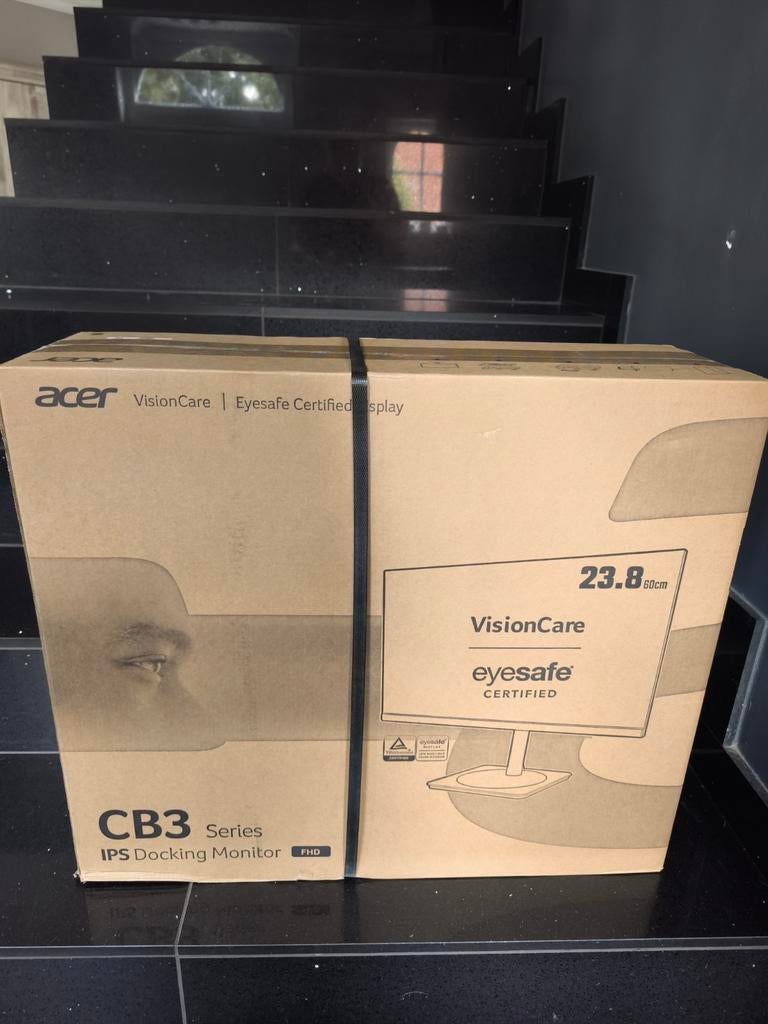 Écran Acer CB243Y 23,8" IPS NEUF (2 pièces), Ophalen, HD, IPS, Ingebouwde speakers