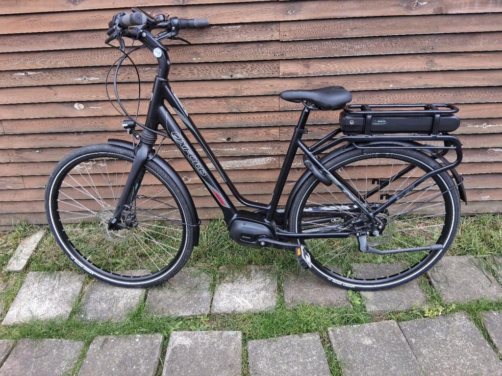 Oxford elektrische fiets met middenmotor weinig kilometers, Ophalen, Zo goed als nieuw, 50 km per accu of meer