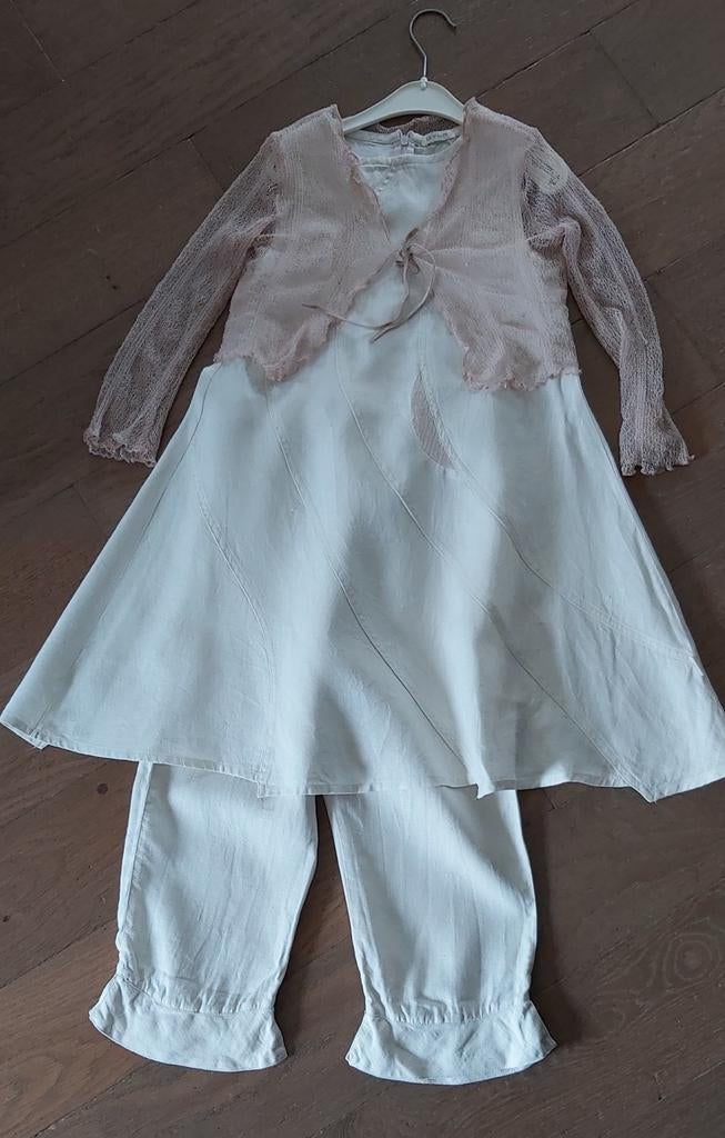 Eerste communie set oud roze., Kinderen en Baby's, Kinderkleding | Maat 128, Ophalen of Verzenden
