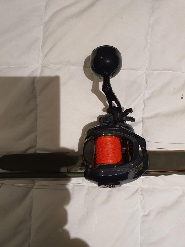 Canne casting savage gear 2,5 m, puissance  170 grs, Enlèvement, Moulinet