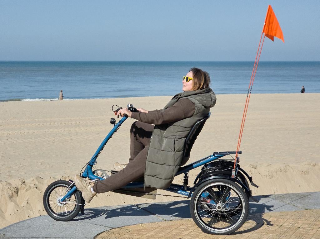 Pfau-Tec ScooterTrike driewieler (Duits) met 7 versnellingen, Ophalen, Gebruikt, Verstelbare zitting