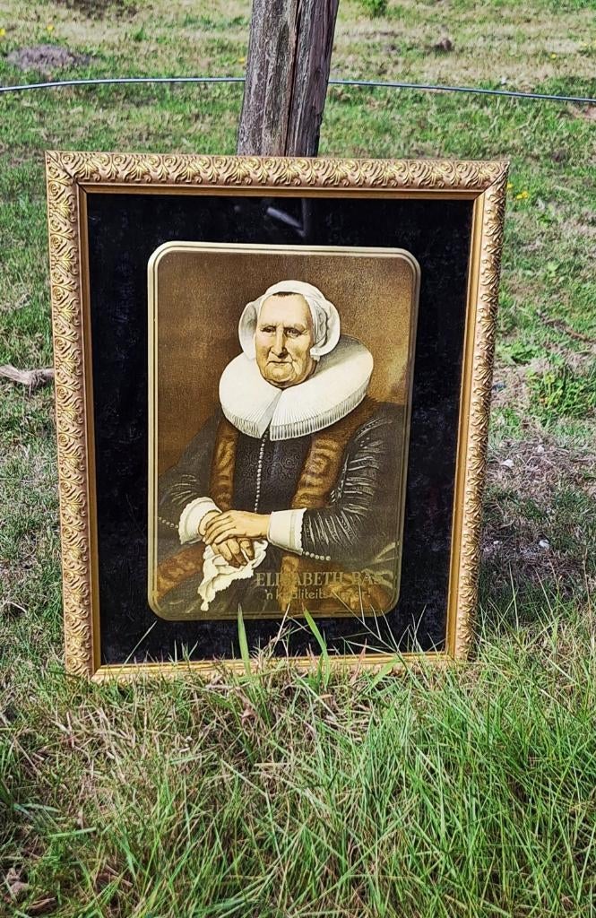 Glacoide reclame van ELISABETH BAS 'n kwaliteits sigaar!, Collections, Marques & Objets publicitaires, Enlèvement ou Envoi, Utilisé