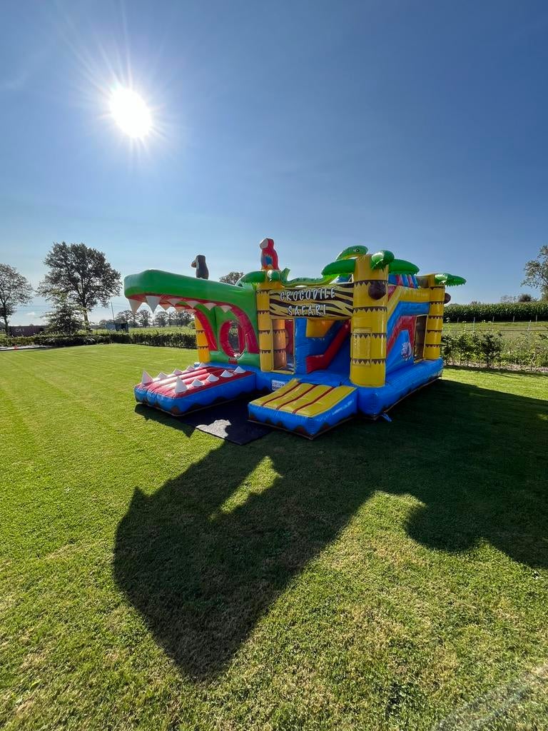 Springkasteel crocodile, Ophalen