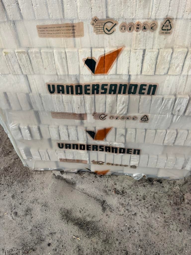 Gevelsteen Vandersanden Perla, Doe-het-zelf en Bouw, Metselstenen, Ophalen, Nieuw