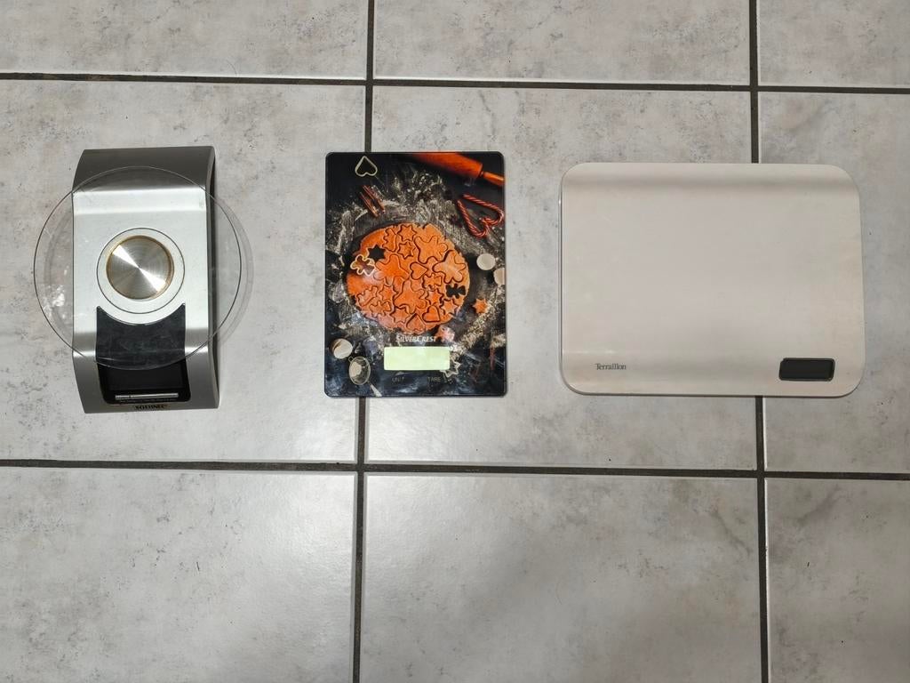 Lot de 3 balances de cuisine de Marque, Electroménager, Moins de 10 kg, Analogique, Enlèvement ou Envoi, Balance de cuisine