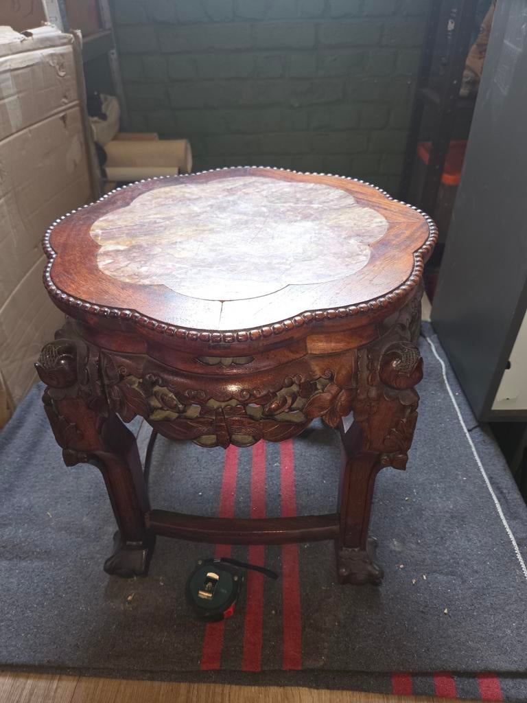 Guéridon ou sellette chinoise antique, Antiquités & Art, Antiquités | Meubles | Tables, Enlèvement