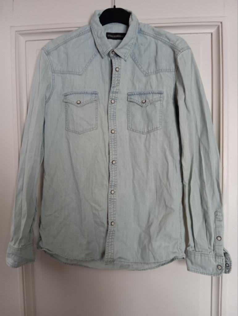 DRYKORN FOR BEAUTIFUL PEOPLE lichtblauw jeans hemd, S., Ophalen of Verzenden