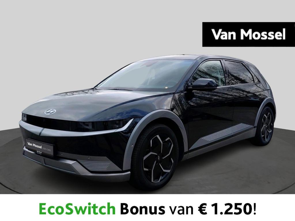 Hyundai IONIQ 5 EV UNIQ 73KW 325 AWD | Direct leverbaar!, Auto's, Automaat, Gebruikt, Zwart, IONIQ 5