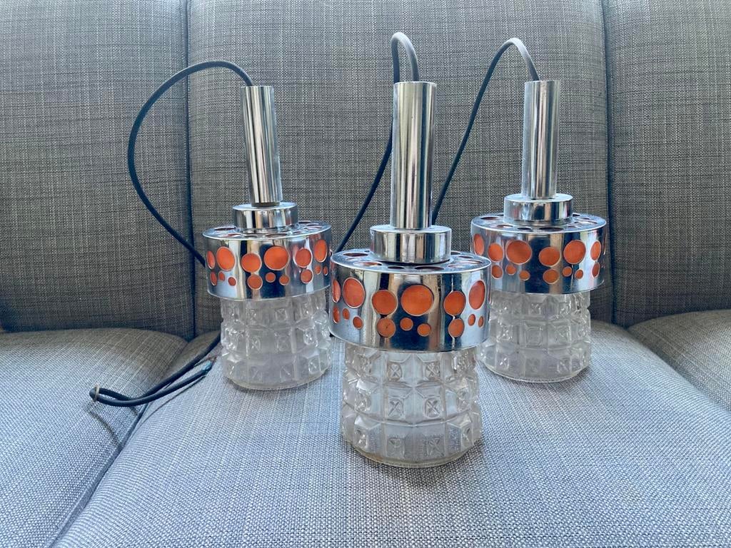 Ensemble de 3 pendules space age, Enlèvement ou Envoi, Comme neuf