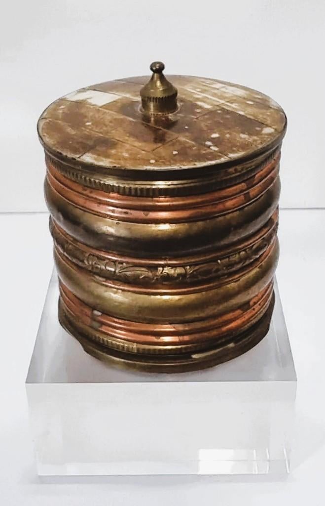 Boîte indienne en cuivre., Antiquités & Art, Enlèvement ou Envoi, Cuivre