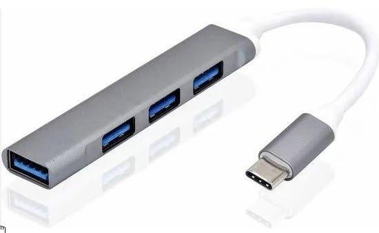 Usb-c hub naar 4x usb, Computers en Software, Dockingstations, Ophalen of Verzenden, Nieuw, USB-hub, Laptop