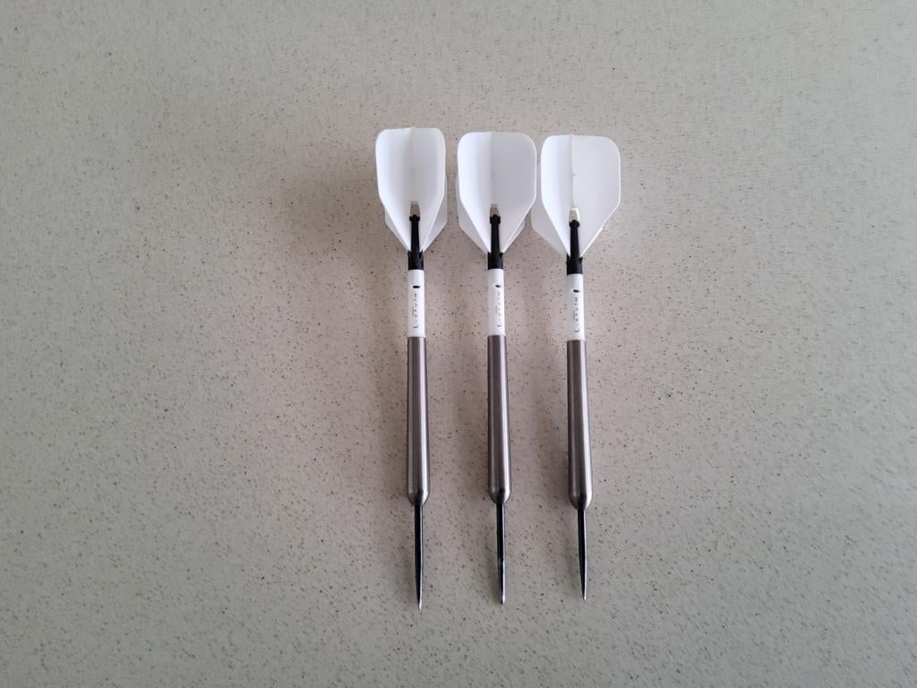 Darts 24 gram met roterende flights, Ophalen, Flights