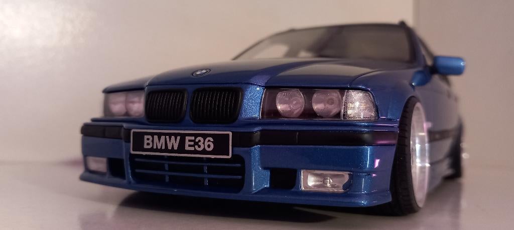 1/18 BMW 328i E36 Touring M-Pack Estoril Blue 1997 Tuning, Hobby en Vrije tijd, Ophalen of Verzenden, Nieuw, Auto, OttOMobile