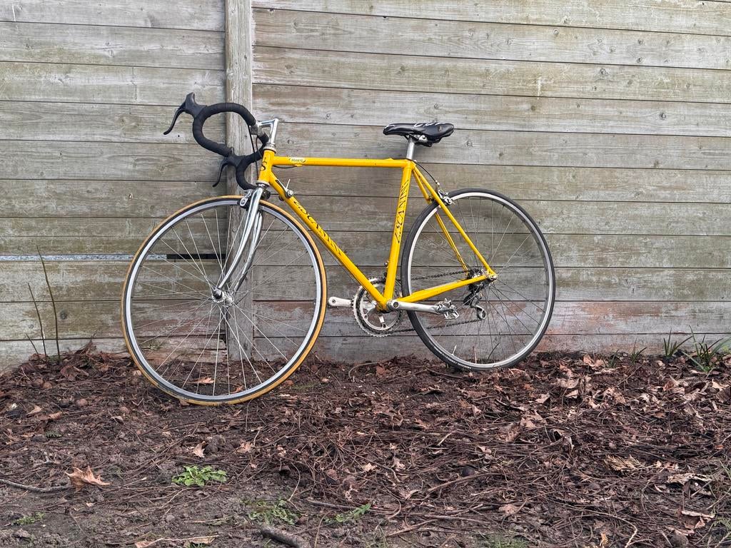 Retro koersfiets, Fietsen en Brommers, Fietsen | Racefietsen, Ophalen, 28 inch, Gebruikt, 53 tot 57 cm