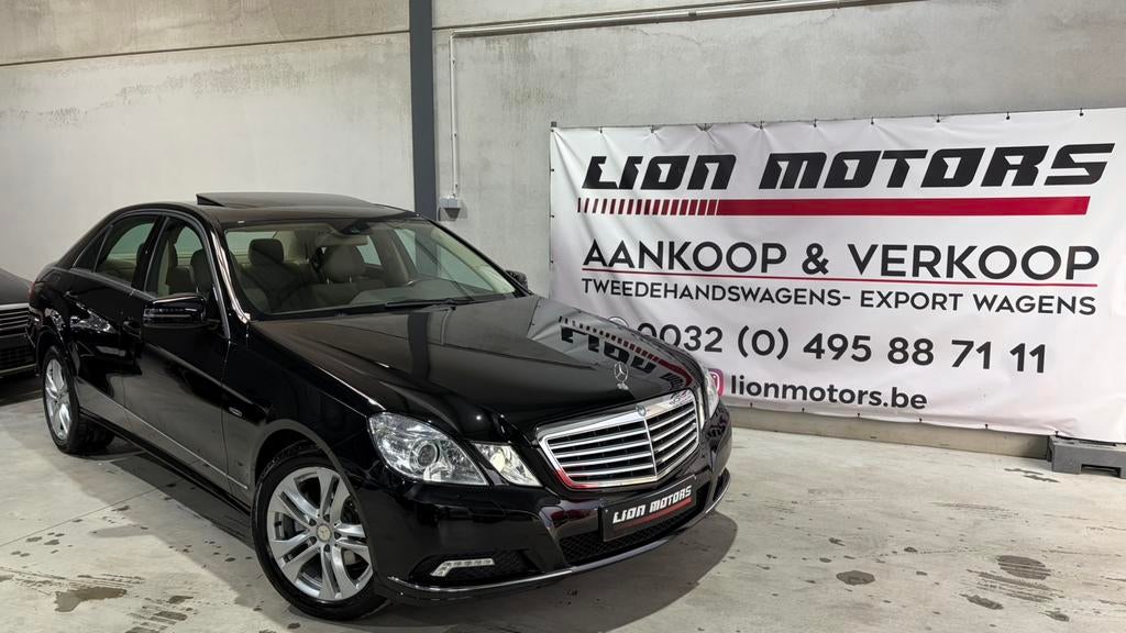 Mercedes Benz E220 CDİ | Open Dak | Xenon | Showroom, Auto's, Automaat, Achterwielaandrijving, Parkeersensor, Beige