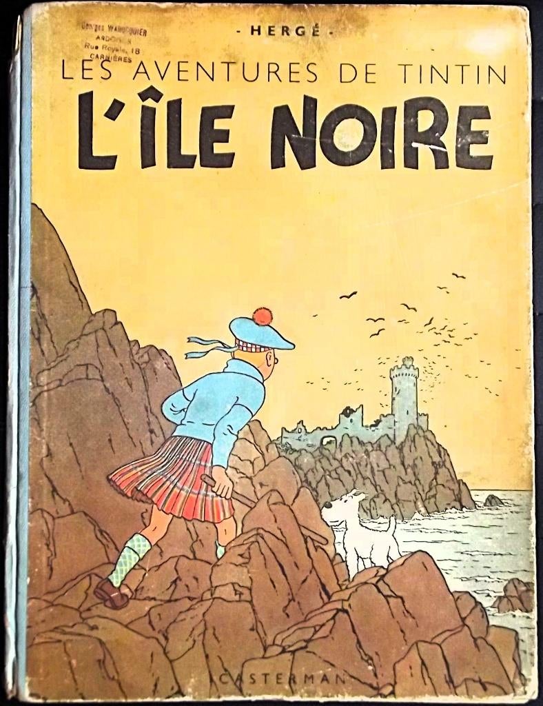 Tintin - L'île Noire, Une BD, Enlèvement ou Envoi, Utilisé, HERGE