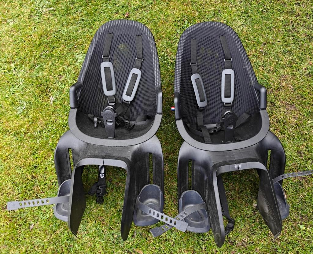 2 fietsstoeltjes Widek Qibbel air, Ophalen