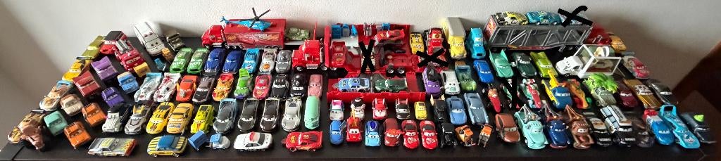 Collectie 115 Auto's/Vrachtwagen DISNEY PIXAR CARS, Ophalen of Verzenden, Zo goed als nieuw, Auto