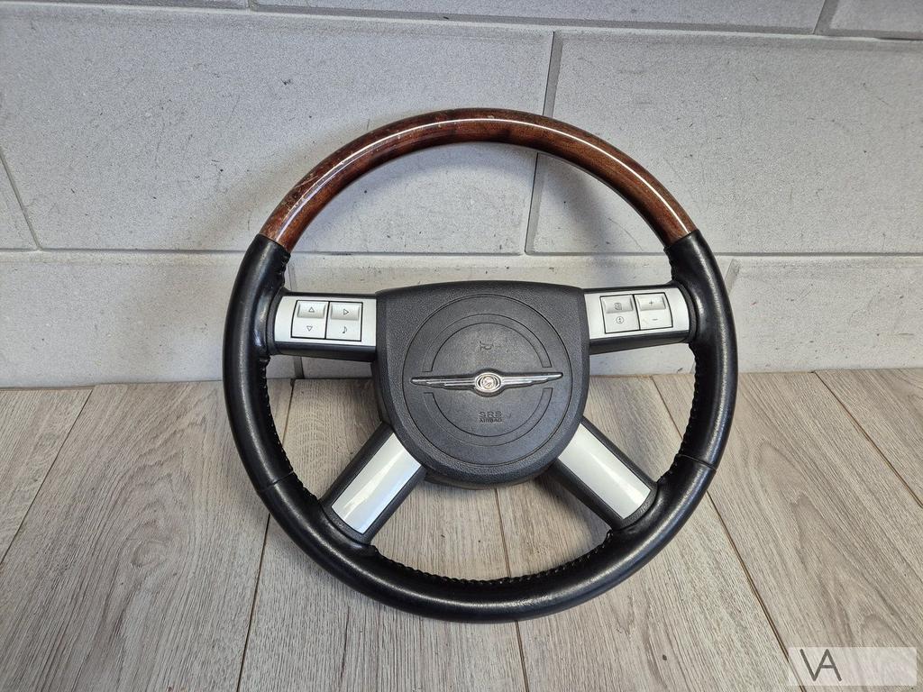 Chrysler 300c 300 c  houten stuur met airbag en knoppen €75, Auto-onderdelen, Gebruikt, -, Ophalen of Verzenden, -