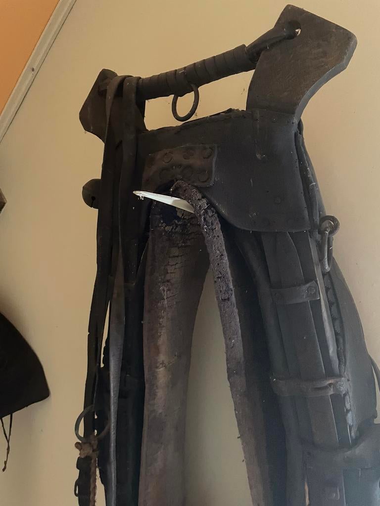 Juk en zadel boerenpaard, Dieren en Toebehoren, Ophalen, Gebruikt, Overige soorten