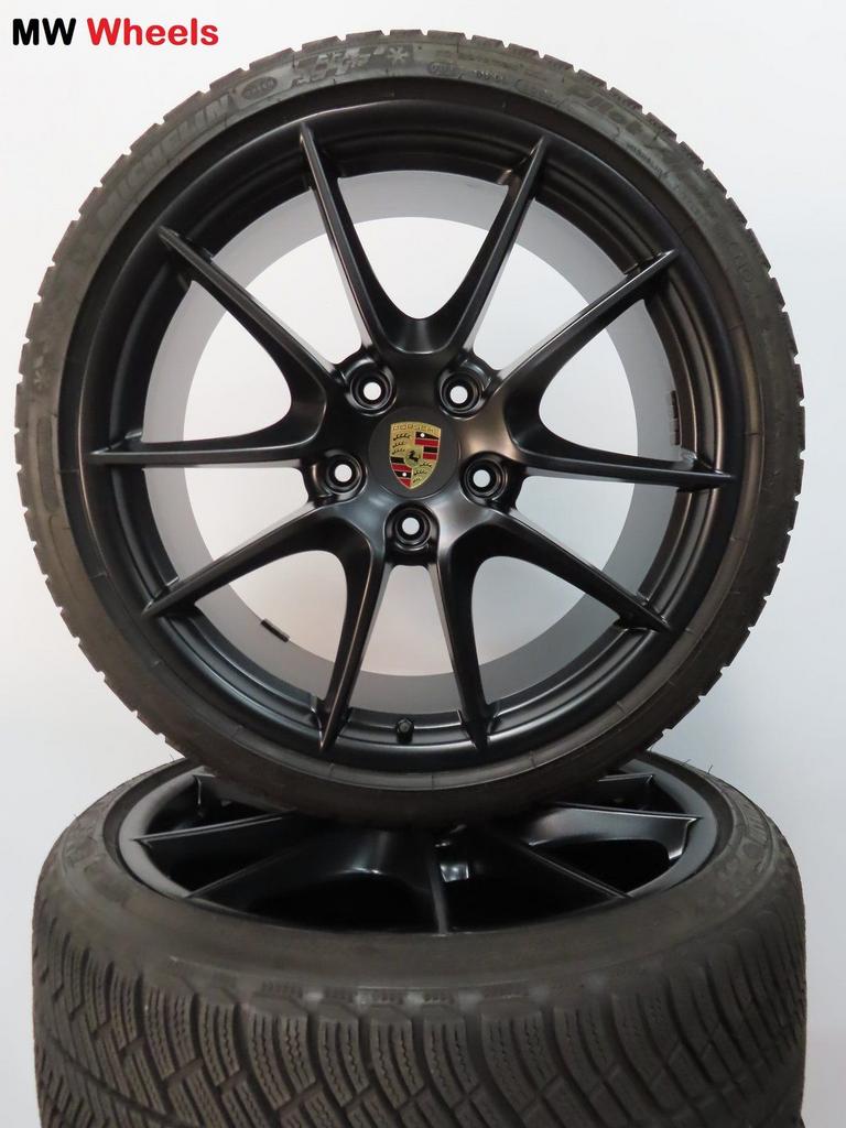 Porsche 20 inch velgen 911 991  2 en 2 S met winterbanden, Auto-onderdelen, Gebruikt, -, -, Banden en Velgen