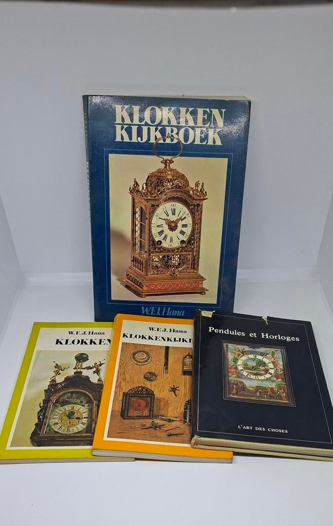 Cahiers d'horloge 4 pièces, Antiquités & Art, Enlèvement ou Envoi, Andere