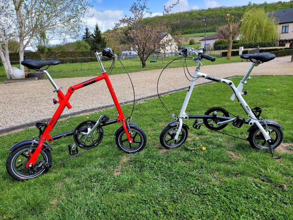 Mini-vouwfietsen verkopen, Fietsen en Brommers, Fietsen | Vouwfietsen, Gebruikt, Minder dan 14 inch, Versnellingen, Totaal opvouwbaar