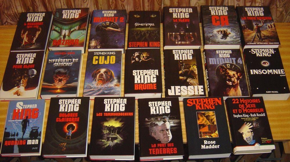 Stephen King - lot de 20 livres, Enlèvement, Utilisé