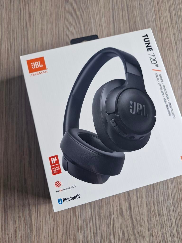 JBL tune 720tb Bluetooth koptelefoon zwart, Ophalen, Bluetooth