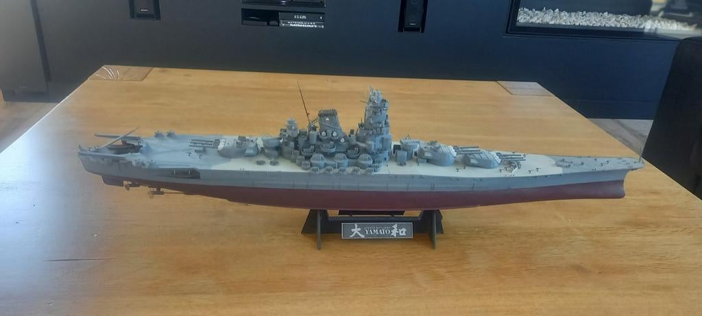 Modelbouw Japanse militaire boot Yamato, Hobby en Vrije tijd, Modelbouw | Boten en Schepen, Ophalen