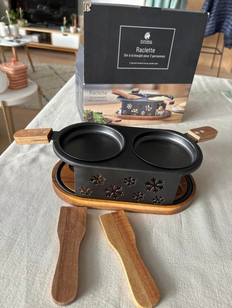 Appareil raclette à la bougie 2 personnes, Enlèvement, Comme neuf