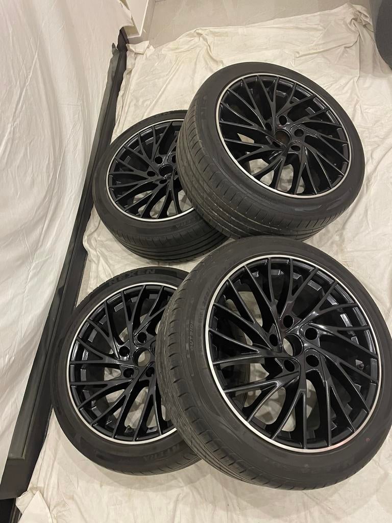 5x120 bmw velgen met banden18 inch breedset, Ophalen