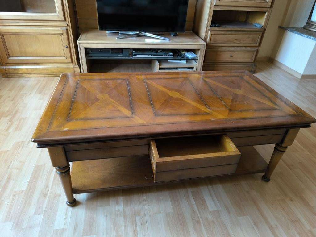 Table de salon en merisier, Maison & Meubles, Enlèvement