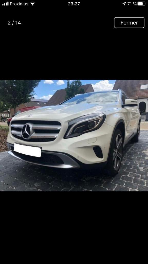 SUV Mercedes GLA180 URBAN PACK, Autos, Achat, Boîte manuelle, Noir, 5 portes