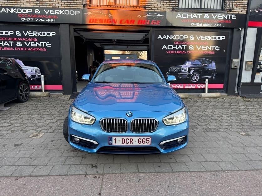 BMW 116D Urban Led-verlichting Navigatie Winterwielset, Auto's, 1 Reeks, Euro 6, Blauw, Bedrijf