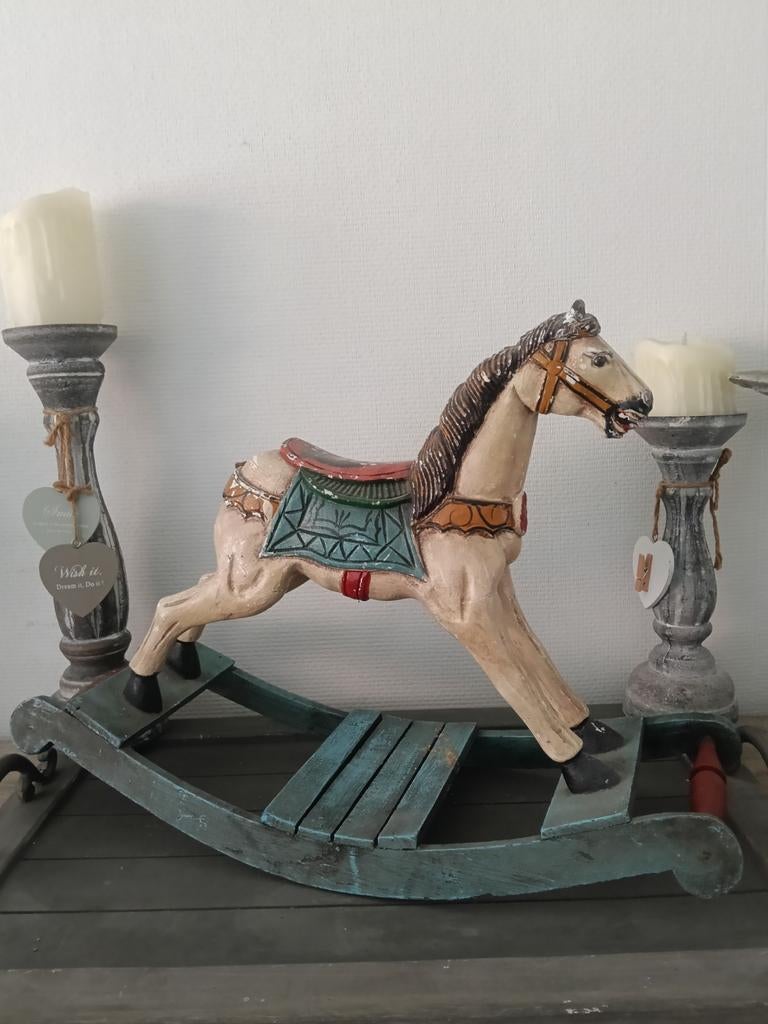 Houten paard, Antiek en Kunst, Ophalen of Verzenden